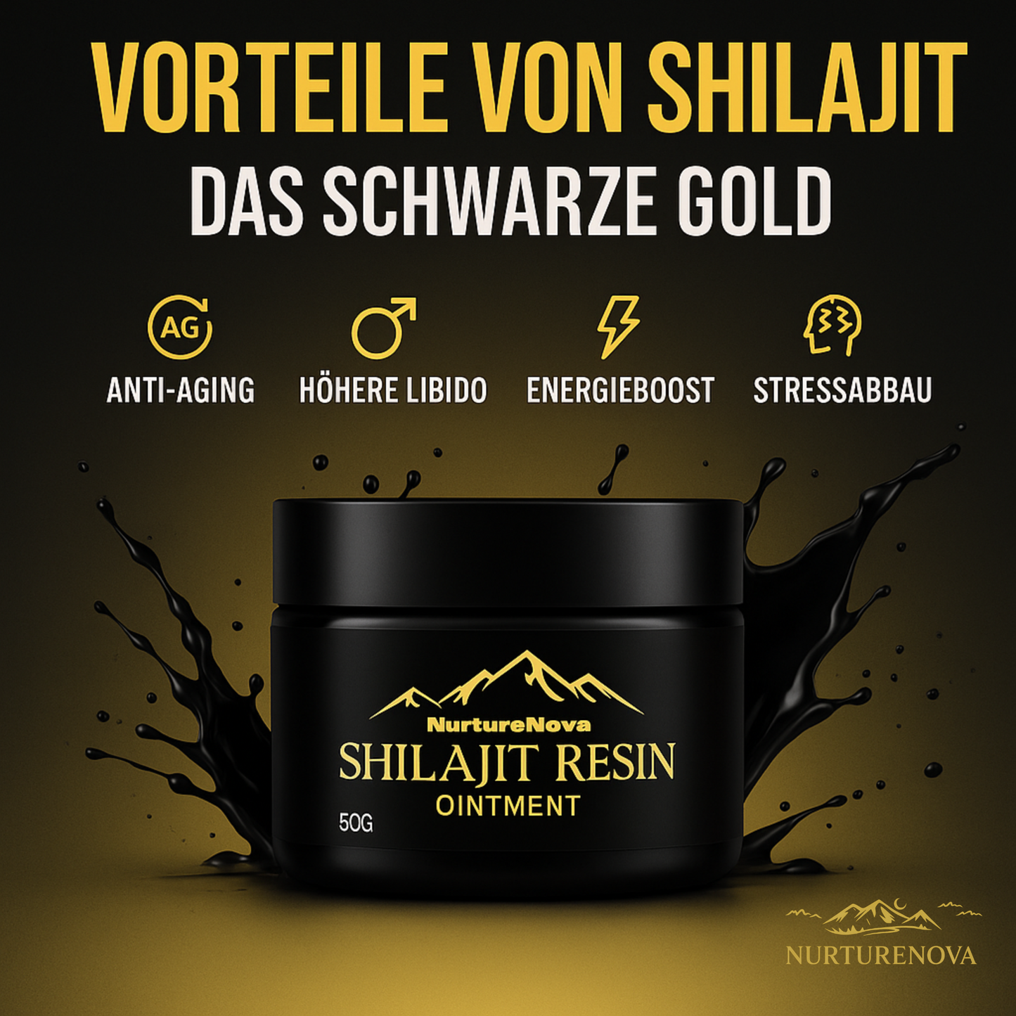 100% Shilajit-Harz