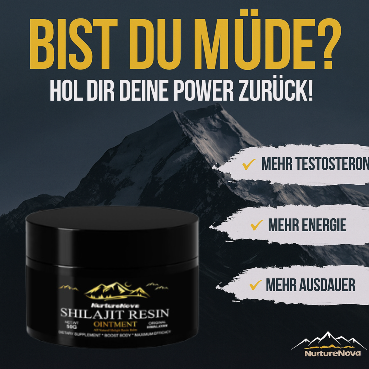 100% Shilajit-Harz